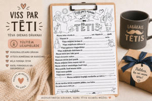 Apsveikums TĒTIM – no sirds | tēva diena