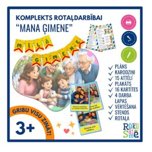 Rotaļdarbības komplekts “MANA ĢIMENE”- plāns, valoda