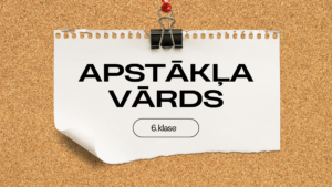 Apstākļa vārdi