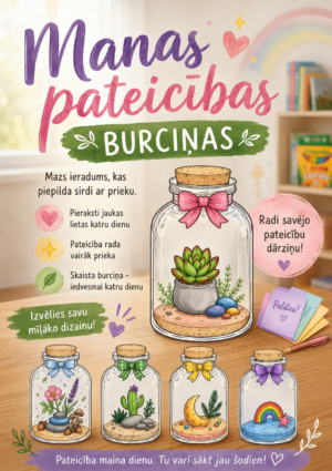 Pateicības burciņas. Apzinātība. Gada noslēgums.