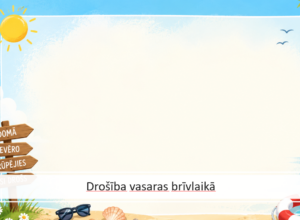 Drošība vasaras brīvlaikā.
