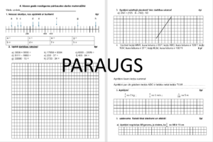 Gada noslēguma pārbaudes darbs matemātikā 4.klasei