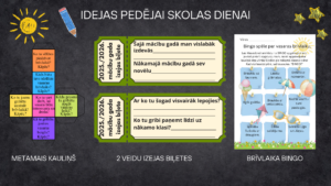 Idejas pēdējai skolas dienai