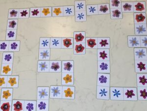 Pavasara ziedu domino
