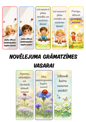 Novēlējuma grāmatzīmes vasarai.