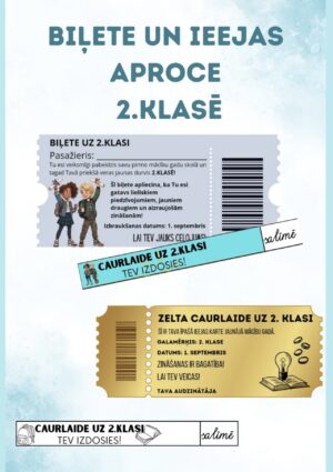 Biļete+aproce uz 2.klasi