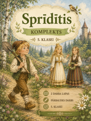 Sprīdītis KOMPLEKTS – PD UN 2 DARBA LAPAS