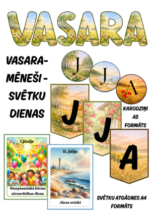 Vasara – mēneši – svētku dienas.