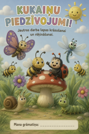 KUKAIŅU PIEDZĪVOJUMI Jautras darba lapas maziem bērniem!
