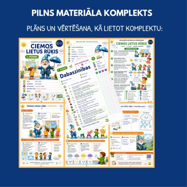 Ciemos lietus rūķis l Integrētās rotaļnodarbības komplekts Ciemos lietus rūķis l Integrētās rotaļnodarbības komplekts