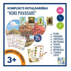 Koki pavasarī l Rotaļdarbības komplekts bērniem 3-5 gadi