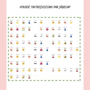 Atkodē tautasdziesmu par Jāņiem! Atkodē tautasdziesmu par Jāņiem!