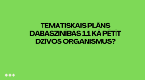 TP Dabaszinībās 1.1 Kā pētīt dzīvos organismus?