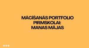 Mācīšanās portfolio pirmskolai: manas mājas