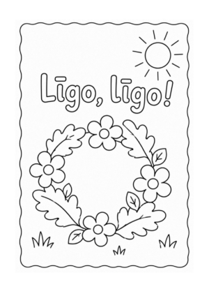 Līgo, Jāņi, vasaras saulgrieži – izkrāso pirmsskolā Līgo, Jāņi, vasaras saulgrieži – izkrāso pirmsskolā