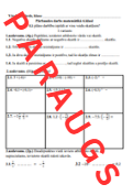 6.8. Kā plāno darbību izpildi ar visu veidu skaitļiem? PD! 6.8. Kā plāno darbību izpildi ar visu veidu skaitļiem? PD!