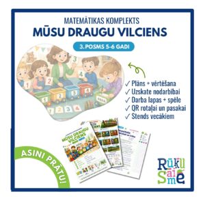 Mūsu draugu vilciens l Matemātikas rotaļdarbība 3. posms