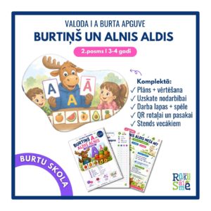 A burts l Burtu apguves komplekts 3-4 gadi