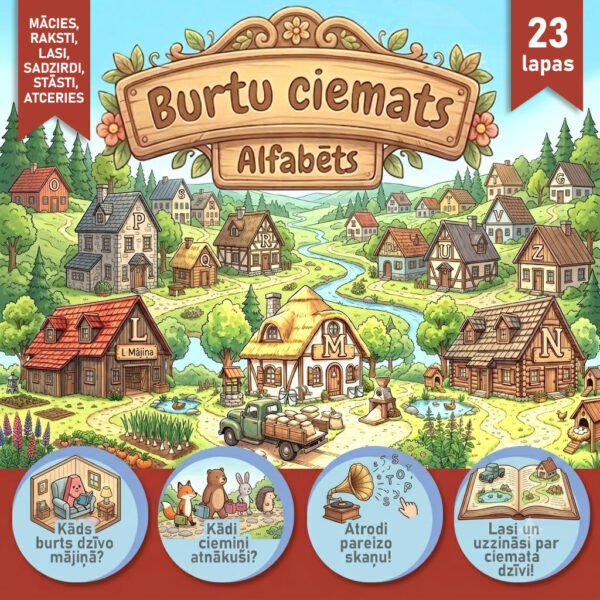 Burtu ciemats. Alfabēts Burtu ciemats. Alfabēts