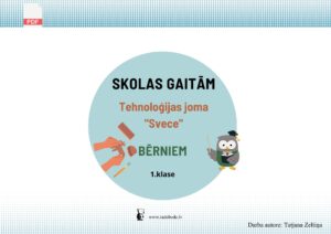 1.3. Tehnologijas joma – Svece no plastilīna