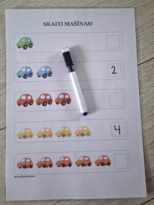 DL un kartītes 1-9