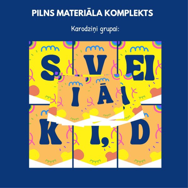 Sveiki, dārziņā I Pamata komplekts bērniem 2-7 gadiem Sveiki, dārziņā I Pamata komplekts bērniem 2-7 gadiem