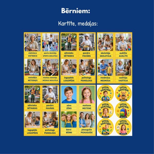 Sveiki, dārziņā I Pamata komplekts bērniem 2-7 gadiem Sveiki, dārziņā I Pamata komplekts bērniem 2-7 gadiem