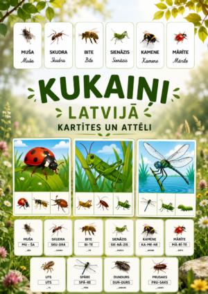 Populārākie kukaiņi Latvijā