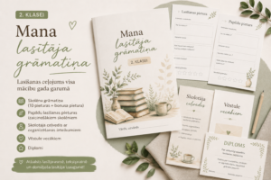 Mana lasītāja grāmatiņa | Lasīšanas komplekts 2. klasei Mana lasītāja grāmatiņa | Lasīšanas komplekts 2. klasei