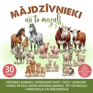 Mājdzīvnieki un to mazuļi
