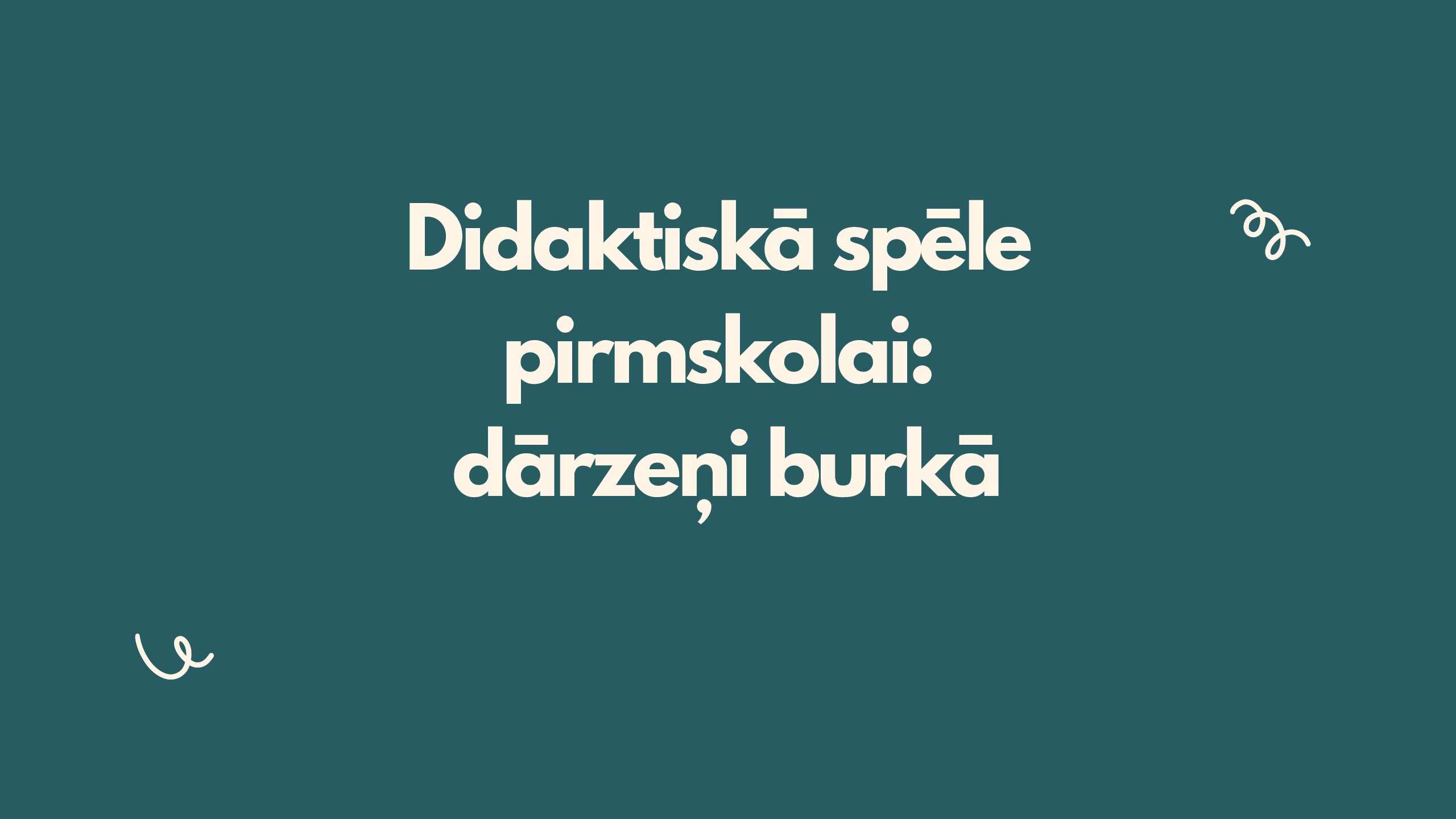 Didaktiskā spēle pirmskolai: dārzeņi burkā