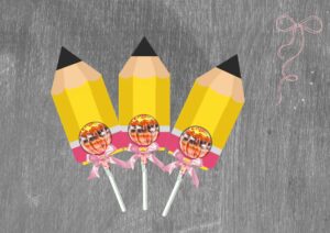 Chupa Chups konfekšu iesaiņojums-zīmulis