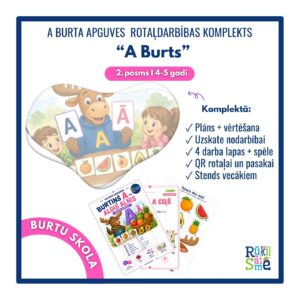 A burts l Burtu apguves komplekts 3-4 gadi