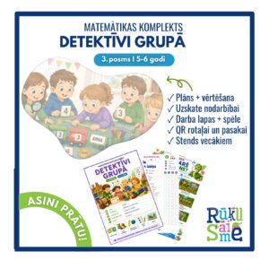 Detektīvi grupā Matemātikas rotaļdarbības komplekts 2.posms