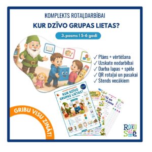 Kur dzīvo grupas lietas? Integrētās rotaļdarbības komplekts Kur dzīvo grupas lietas? Integrētās rotaļdarbības komplekts