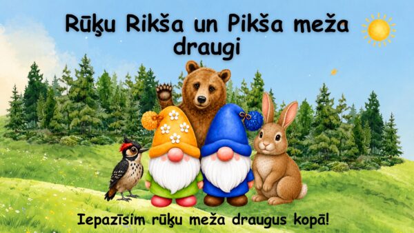 Rūķu Rikša un Pikša meža draugi Rūķu Rikša un Pikša meža draugi