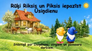 Rūķi Riksis un Piksis iepazīst Ūsiņdienu