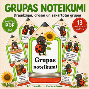 GRUPAS NOTEIKUMI – MĀRĪTE | uzvedība