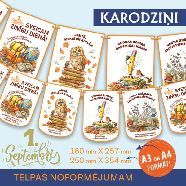 Zinību diena.Telpu noformējumam un personalizētie apsveikumi Zinību diena.Telpu noformējumam un personalizētie apsveikumi