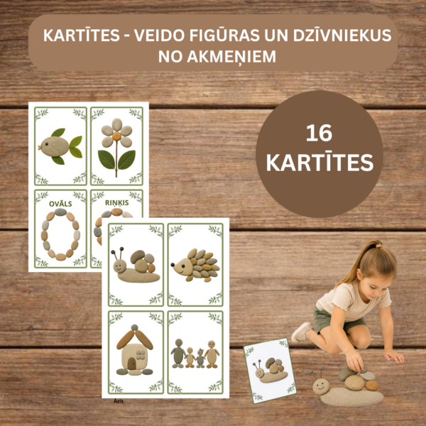 KARTĪTES – VEIDO FIGŪRAS UN DZĪVNIEKUS NO AKMEŅIEM. KARTĪTES – VEIDO FIGŪRAS UN DZĪVNIEKUS NO AKMEŅIEM.