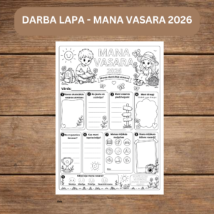 DARBA LAPA – MANA VASARA 2026.