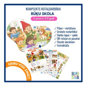 Rūķu skola l Integrētās rotaļdarbības komplekts 3-5 gadi