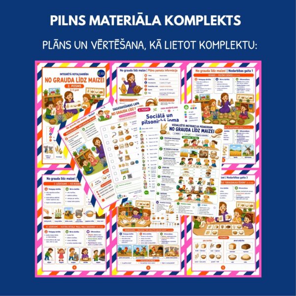No grauda līdz maizei I Rotaļdarbības komplekts 3-5 gadi No grauda līdz maizei I Rotaļdarbības komplekts 3-5 gadi
