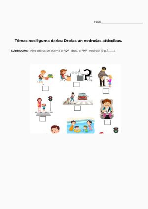 Drošas un nedrošas attiecības