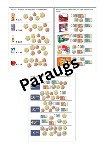 Mācāmies skaitīt naudu Mācāmies skaitīt naudu
