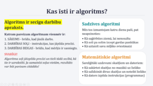 Prezentācija par algoritmiem 4 – 7.kl.