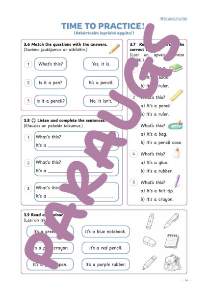 Angļu valoda 1.-2. klase, 3. daļa Angļu valoda 1.-2. klase, 3. daļa