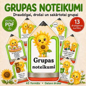 GRUPAS NOTEIKUMI – SAULĪTE | uzvedība