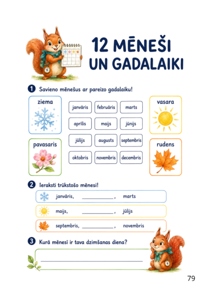 GADALAIKU PIEDZĪVOJUMI GADALAIKU PIEDZĪVOJUMI