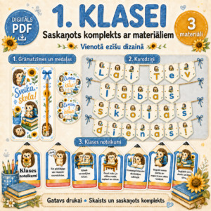 Materiālu komplekts 1. klasei – Ezīši | Zinību diena